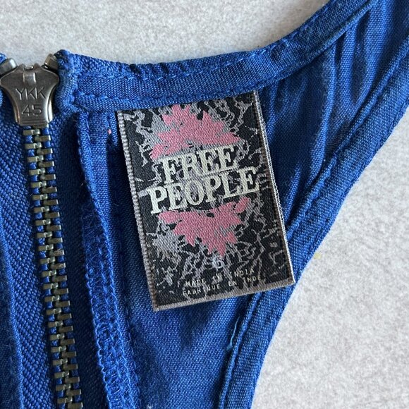 Free People Heavy Metal Top Tank in Cobalt ASO Alex Russo / Tori Vega FLAWED - Picture 7 of 12